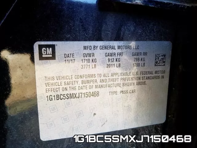 1G1BC5SMXJ7150468 фото 2