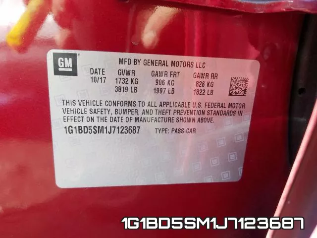 1G1BD5SM1J7123687 фото 2