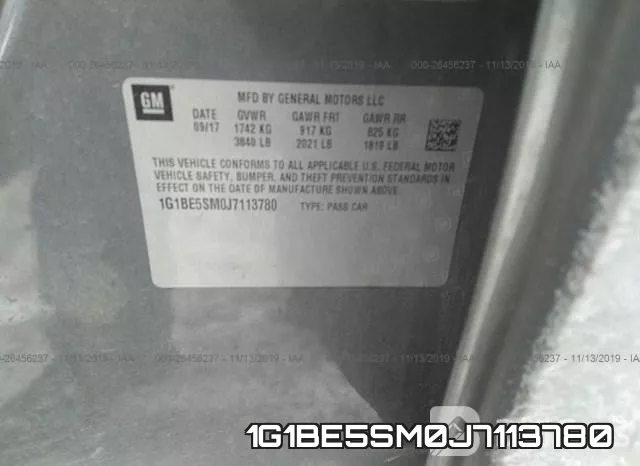 1G1BE5SM0J7113780 фото 10