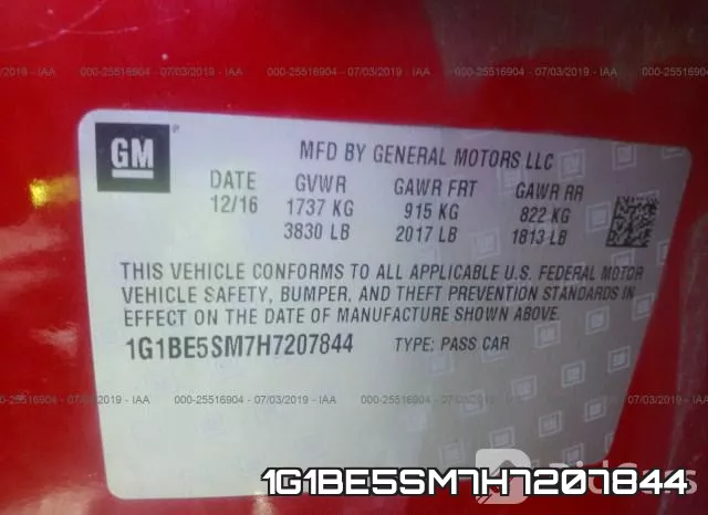 1G1BE5SM7H7207844 фото 10