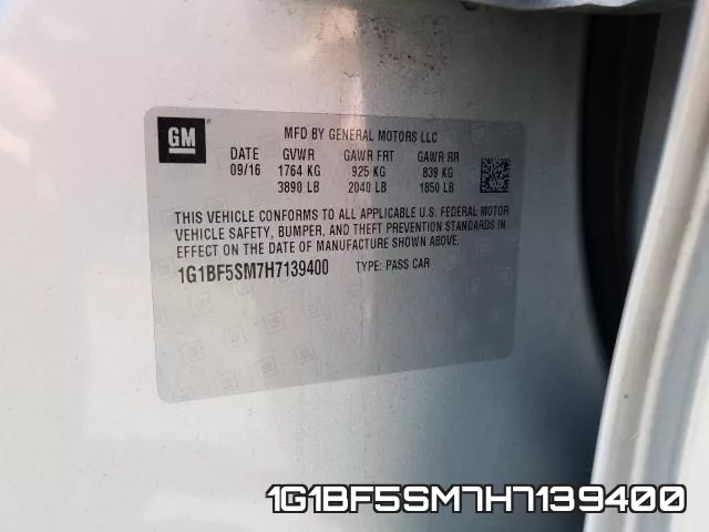 1G1BF5SM7H7139400 фото 2
