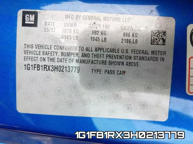 1G1FB1RX3H0213779 фото 2