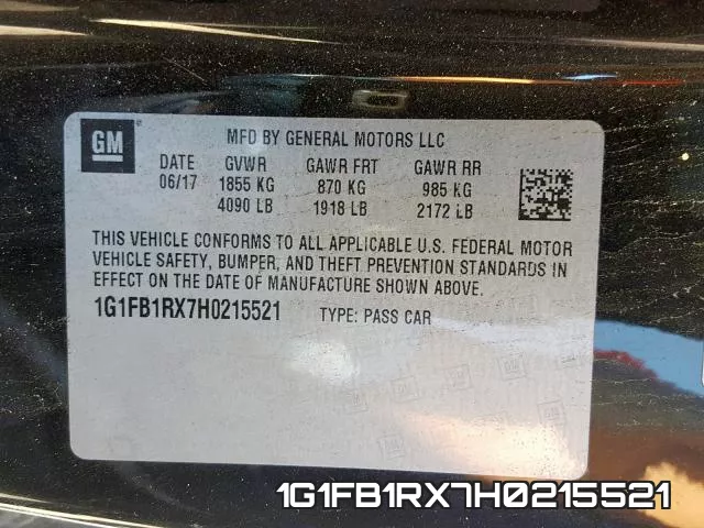 1G1FB1RX7H0215521 фото 2