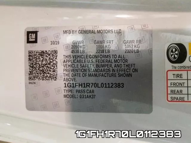1G1FH1R70L0112383 фото 2