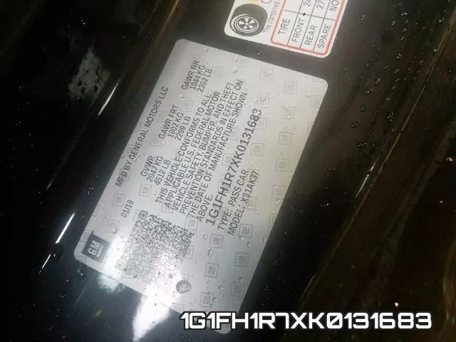 1G1FH1R7XK0131683 фото 2