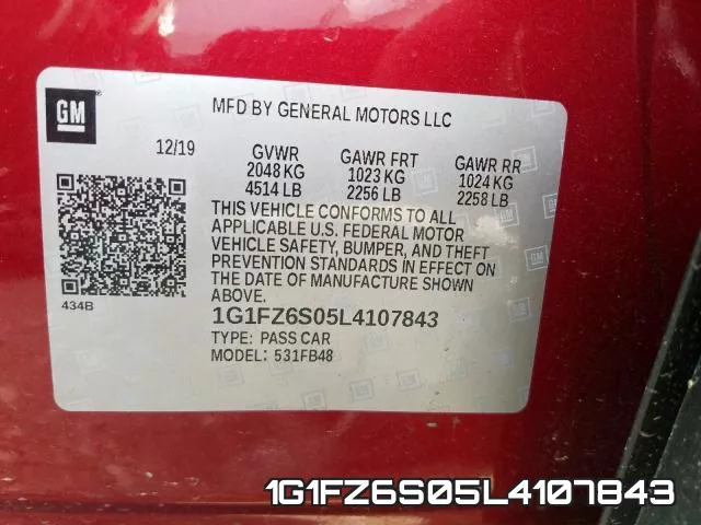 1G1FZ6S05L4107843 фото 2