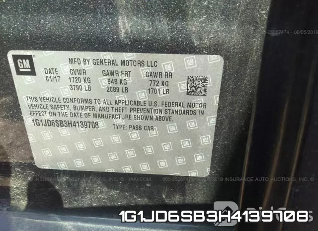 1G1JD6SB3H4139708 фото 10