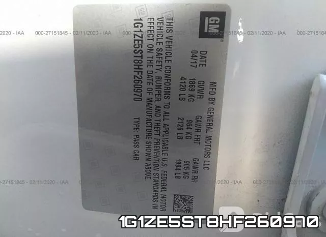 1G1ZE5ST8HF260970 фото 10