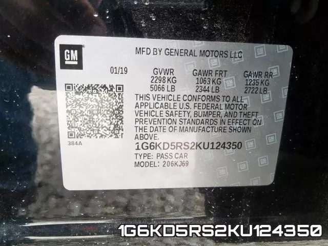 1G6KD5RS2KU124350 фото 2