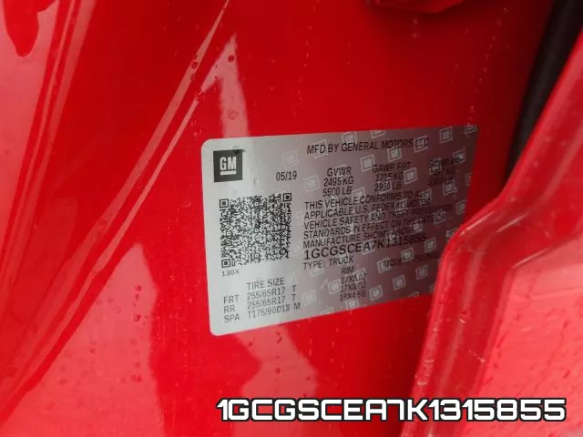 1GCGSCEA7K1315855 фото 2
