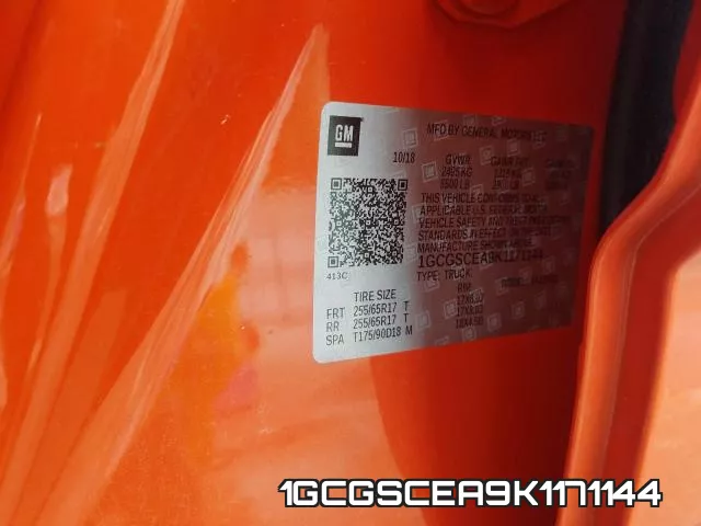 1GCGSCEA9K1171144 фото 2