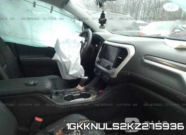 1GKKNULS2KZ275936 фото 6
