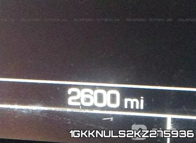 1GKKNULS2KZ275936 фото 8