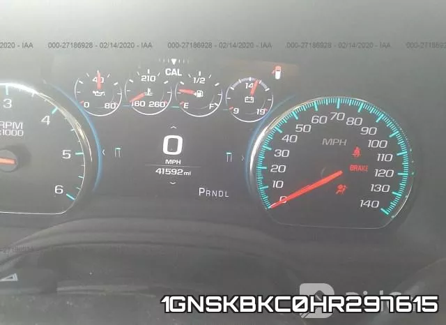1GNSKBKC0HR297615 фото 8