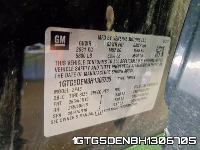 1GTG5DEN8H1306705 фото 2