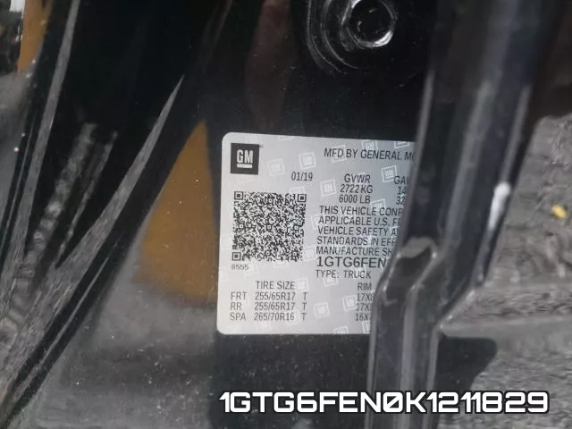 1GTG6FEN0K1211829 фото 2