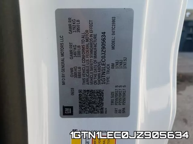 1GTN1LEC0JZ905634 фото 2