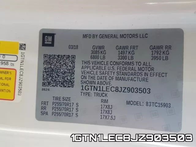 1GTN1LEC8JZ903503 фото 2