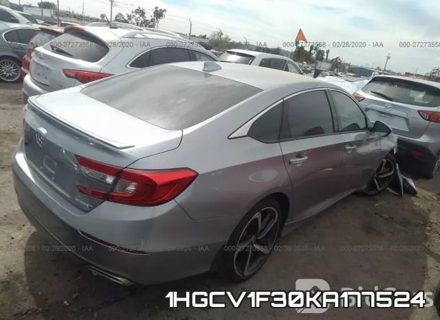 1HGCV1F30KA177524 фото 5
