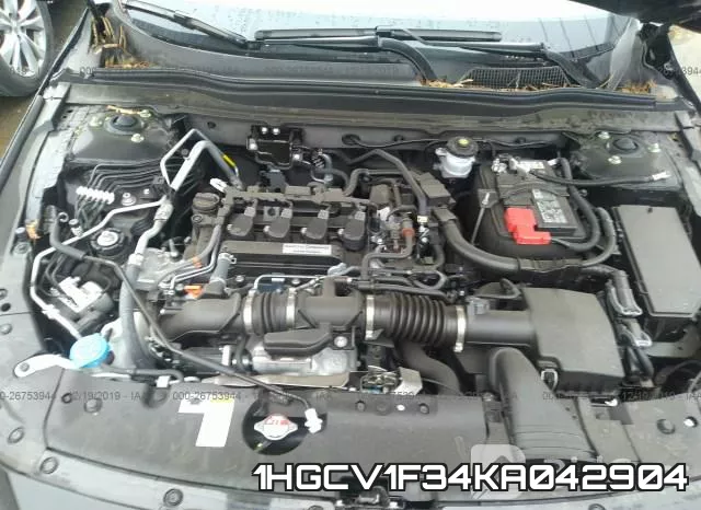 1HGCV1F34KA042904 фото 2