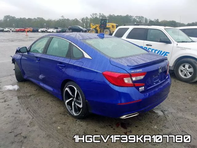 1HGCV1F39KA107780 фото 4