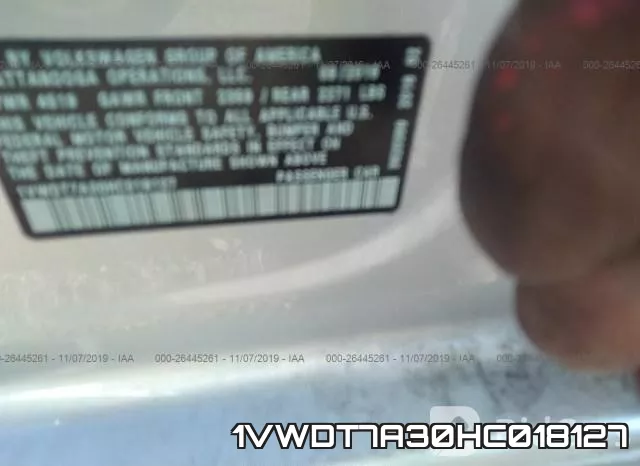 1VWDT7A30HC018127 фото 10