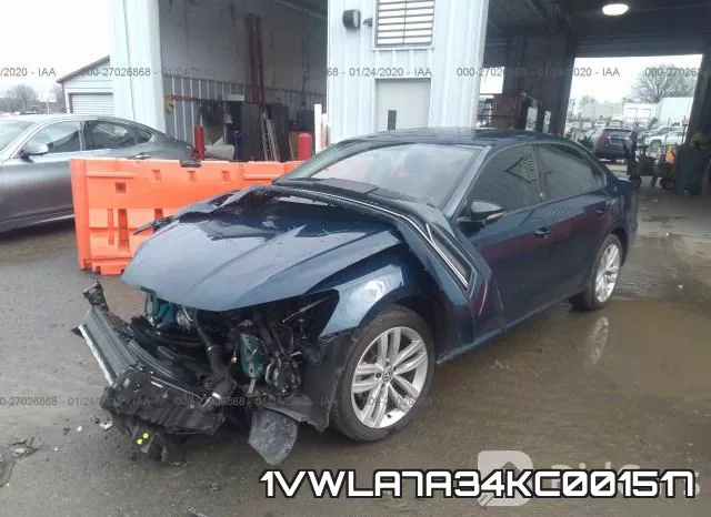 1VWLA7A34KC001517 фото 3