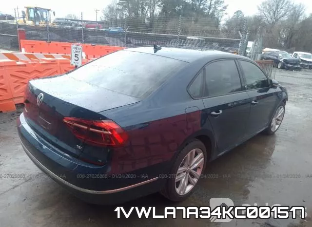 1VWLA7A34KC001517 фото 5