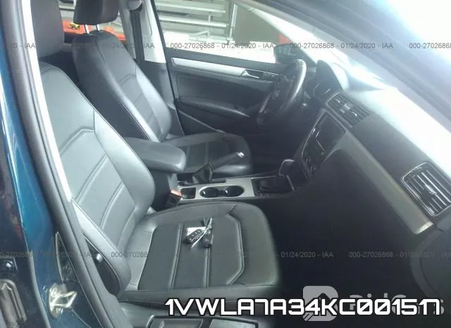 1VWLA7A34KC001517 фото 6