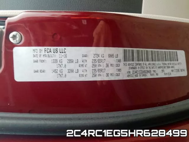 2C4RC1EG5HR628499 фото 2