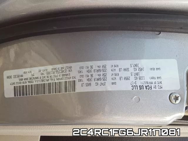 2C4RC1FG6JR117081 фото 2