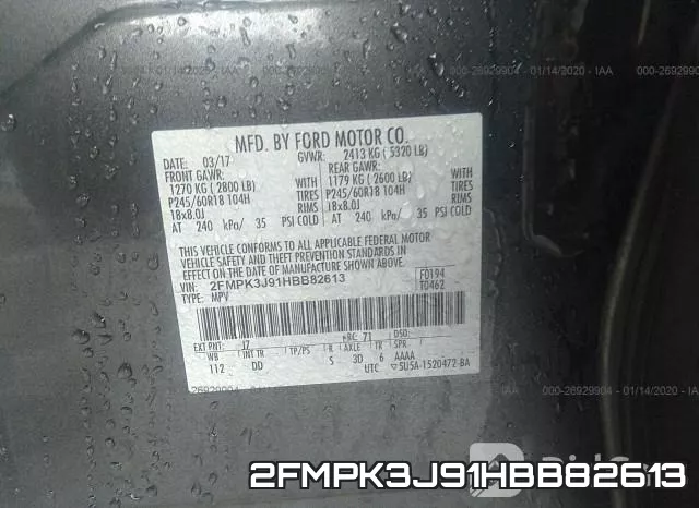 2FMPK3J91HBB82613 фото 10