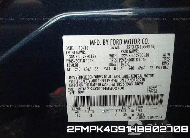 2FMPK4G91HBB02708 фото 10