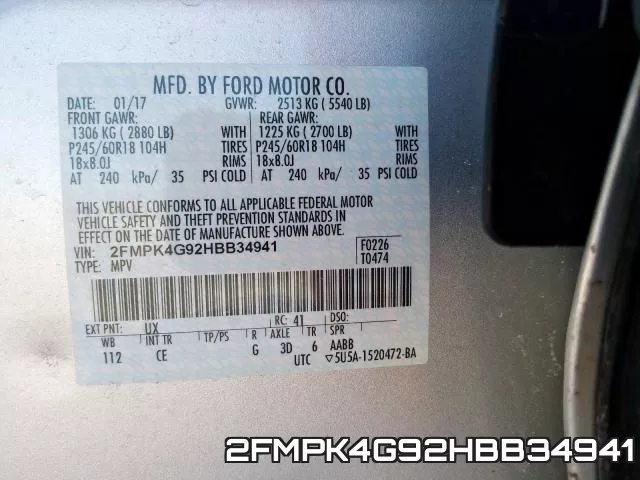 2FMPK4G92HBB34941 фото 2