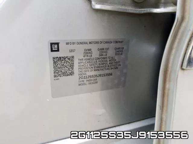 2G1125S35J9153556 фото 2