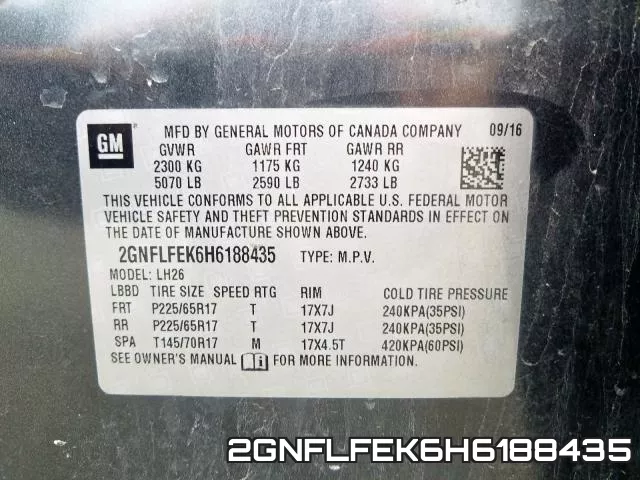 2GNFLFEK6H6188435 фото 2
