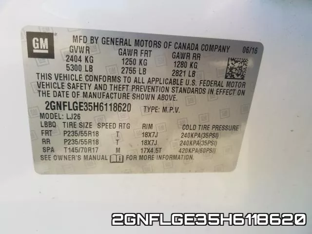 2GNFLGE35H6118620 фото 2