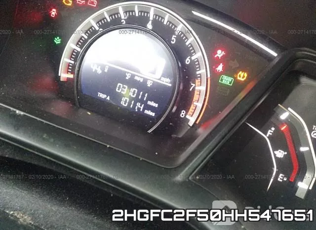 2HGFC2F50HH547651 фото 8