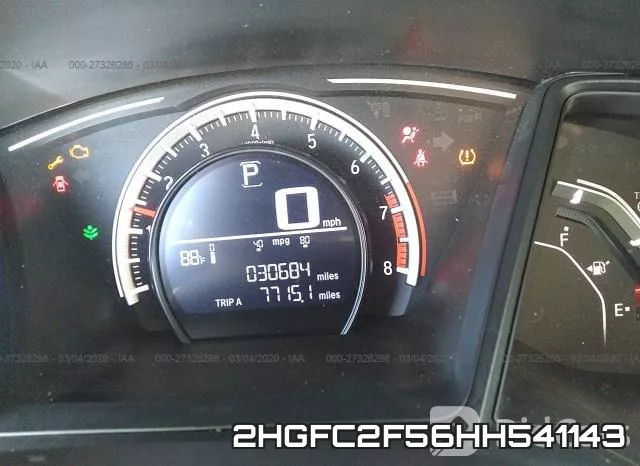 2HGFC2F56HH541143 фото 8