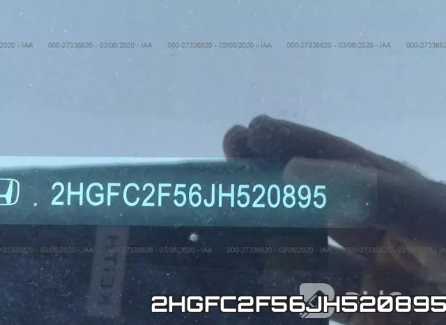 2HGFC2F56JH520895 фото 10