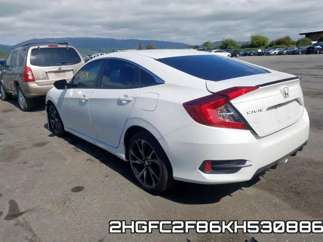 2HGFC2F86KH530886 фото 4