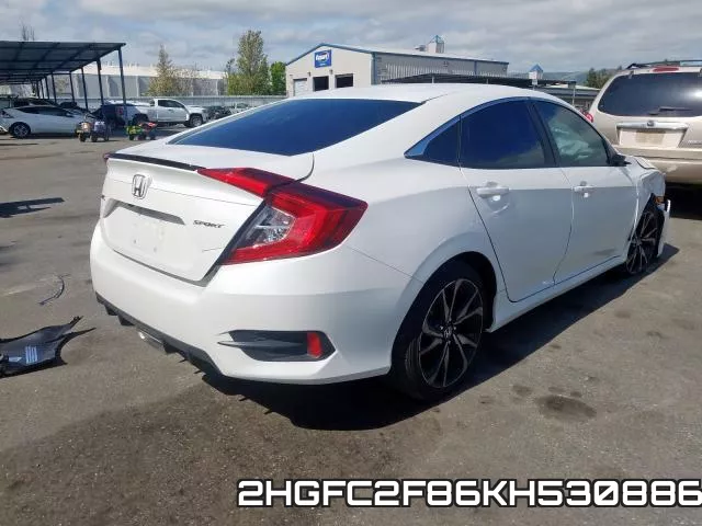 2HGFC2F86KH530886 фото 5