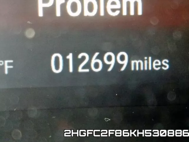 2HGFC2F86KH530886 фото 9
