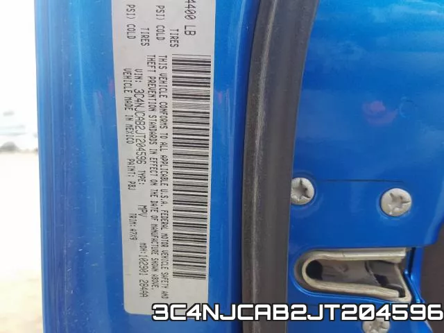 3C4NJCAB2JT204596 фото 2