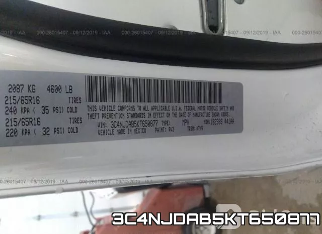 3C4NJDAB5KT650877 фото 10