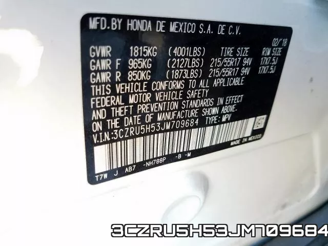 3CZRU5H53JM709684 фото 2