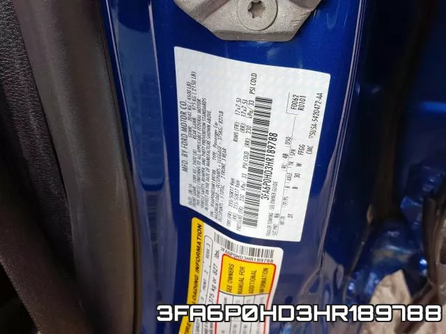 3FA6P0HD3HR189788 фото 2