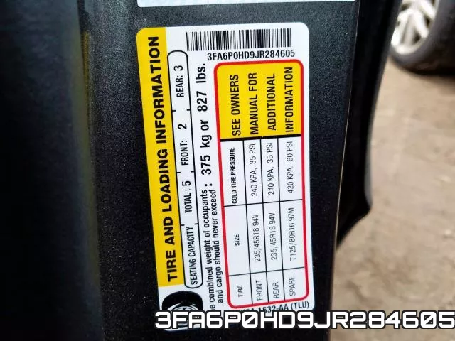 3FA6P0HD9JR284605 фото 2
