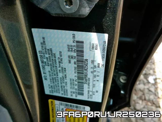 3FA6P0RU1JR250236 фото 2