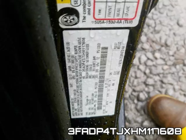 3FADP4TJXHM117608 фото 2